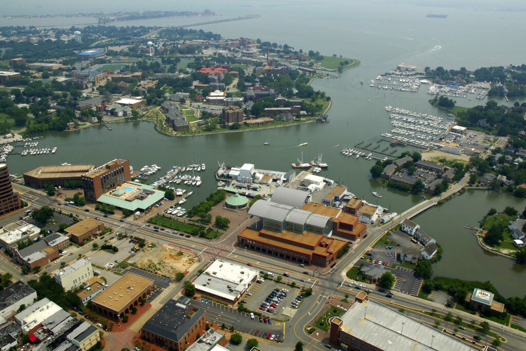 Hampton Roads aerial