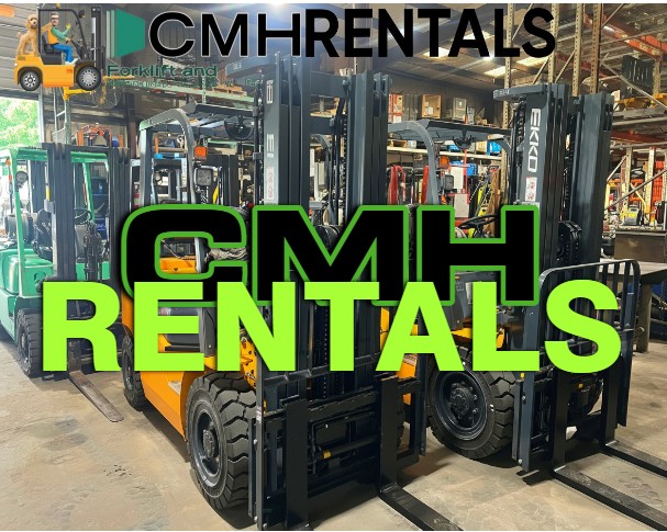 Coastal Material Handling rents forklifts and other material handling equipment.