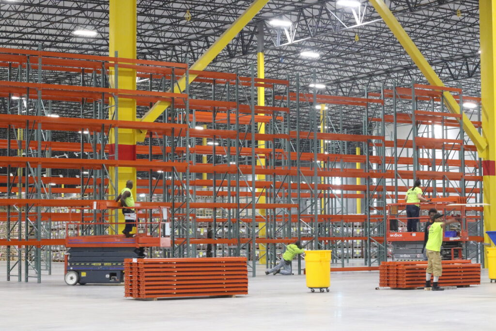 Custom pallet racking design, sales, and installation across Fredericksburg and Northern Virginia.